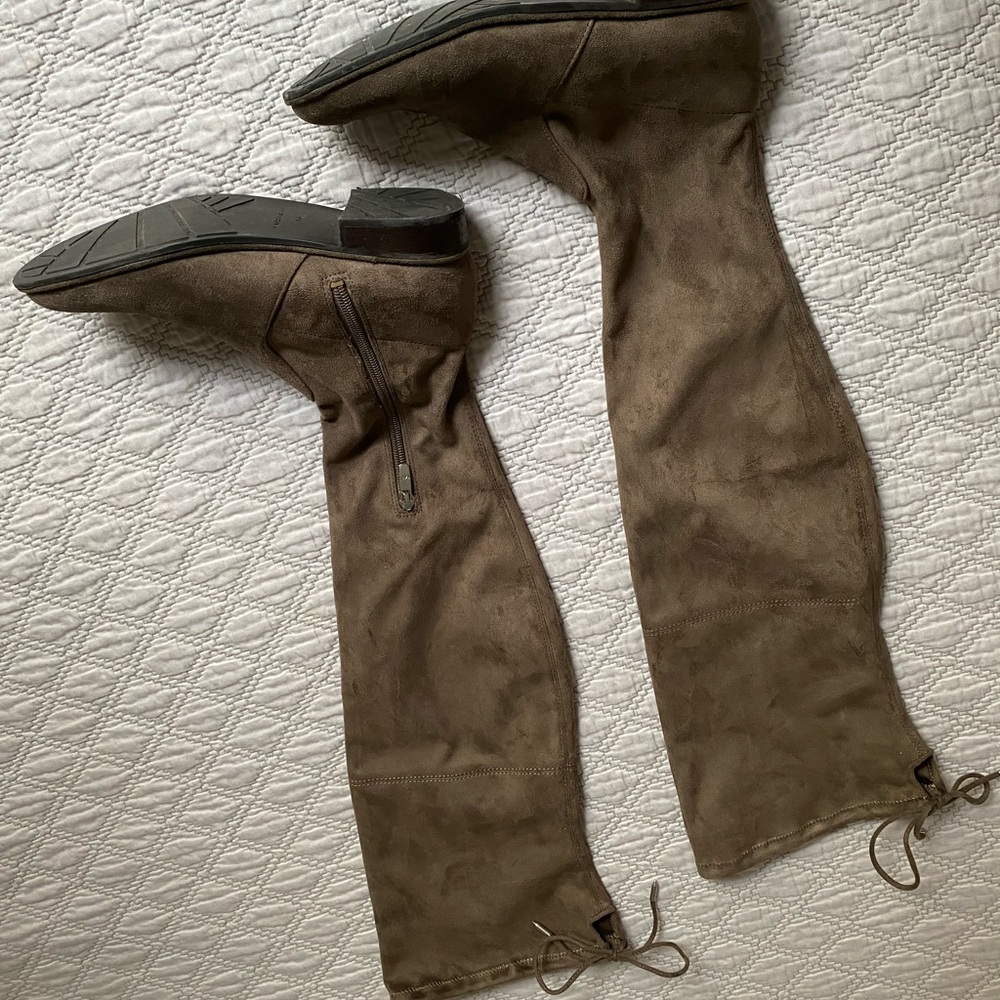 Marc Fisher Vegan Suede OTK Over The Knee Boots